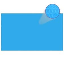 Image of Large Floating PE Pool Cover Swimming Pool Water Heating Bubble Film Rectangular