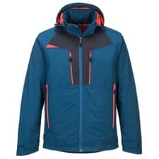 Image of Portwest DX4 Winter Jacket With Hooded Waterproof Stretch Lined Insulated Warmth