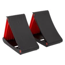 Image of Folding Wheel Chocks - Pair (Genuine Sealey WCF01)