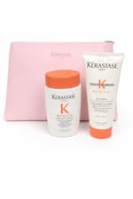 Image of Kérastase Nutritive Travel Set + Luxury Pink Cosmetic Bag – Genuine