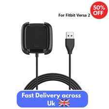 Image of Compact Lead Dock Charger For Fitbit Versa 2 Charger USB Charging Cables