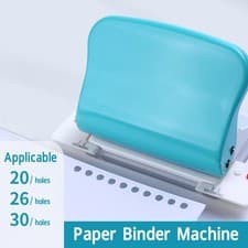 Image of Paper Binding Machine Handheld Portable Spiral Binder A4 A5 A6 A7 Coil Book BS