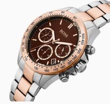 Image of BOSS Novia 38mm Stainless Steel and Rose Gold Tone Ladies Watch