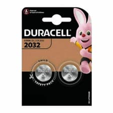 Image of 2 x 2032 DURACELL CR 2032 3V Lithium Coin Cell Battery Batteries