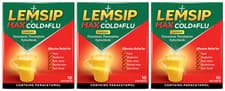 Image of Lemsip Max Cold & Flu Lemon Flavour Sachets - Pack of 10 x 3 (Triple Pack)