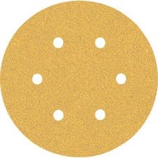 Image of Bosch EXPERT C470 Red Wood Top Sanding Discs 150mm 150mm 60g Pack of 5