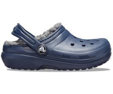 Image of Crocs Kids Classic Lined Clog - Navy