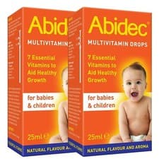 Image of Abidec Kid Baby Multivitamin Drops Natural flavour and aroma, 25 ml {Pack 2}