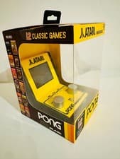 Image of Atari Pong Blaze Mini Arcade 12 Classic Games, Boxed, New And Sealed. 2 Player