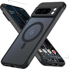Image of OWKEY Google Pixel 8 Pro Case for Magsafe with Tempered Glass Screen Protector,