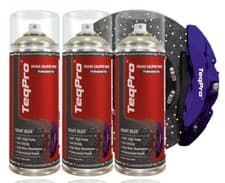 Image of Brake Caliper Paint 240°C NIGHT BLUE METALLIC 400ml Spray x 3 Cans