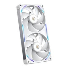 Image of 280mm NZXT F280X RGB Single-Frame Fan, White, 2400rpm, 116CFM, 41dB, 8-Pin NZXT