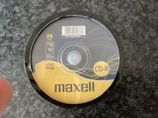 Image of Maxell CD-R80 Audio(52x) 700MB Spindle Pack of 25