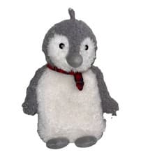 Image of Novelty 3D Hot Water Bottle Plush Removable Super Soft Cover Penguin 0.7L Gift