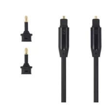 Image of SANDSTROM AV BLACK SERIES S1OPT114X DIGITAL OPTICAL CABLE - 1M-