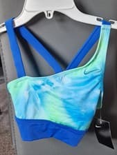 Image of  Nike Girls' Asymmetrical Top Swimsuit Size M