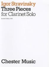 Image of 3 Pieces For Clarinet Solo - 9780711922389