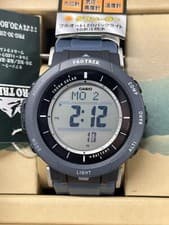 Image of Casio Pro Trek PRG-30-2JF Camper Line Tough Solar Triple Sensor Blue Watch New