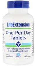 Image of Life Extension - One-Per-Day Tablets - 60 tabs Free UK P&P
