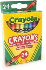 Image of Crayola Wax Colouring Crayons Assorted Colours For All Kids Arts & Crafts Sets