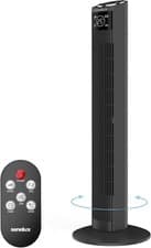 Image of Senelux 36″ Tower Fan – Oscillating Remote Control LED Display 3 Speeds