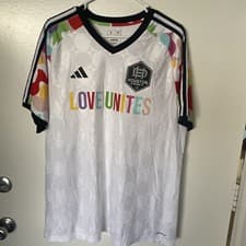 Image of Houston Dynamo Adidas X Rich Mnisi LOVE UNITES Soccer Shirt Size Xl Htown Pride
