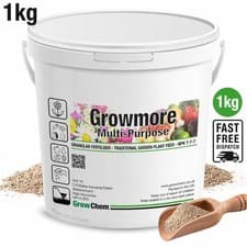 Image of Growmore Fertiliser (1KG Bucket) Multi-Purpose Plant Food Granules