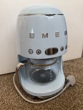 Image of Smeg 50's Retro Style Drip Coffee Machine In Pastel Blue