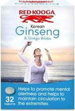 Image of Red Kooga Ginseng Multivitamins and Minerals, with Vitamins B2, B6 and 12 and