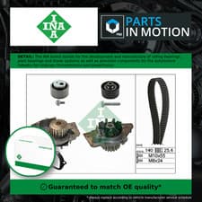 Image of Timing Belt & Water Pump Kit fits CITROEN BERLINGO MFWJZ, WJZ 1.9D 98 to 11 Set