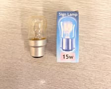 Image of Crompton 15W BC B22 PYGMY 15 Watt Bulb SIGN LAMP