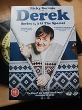 Image of Derek Series 1, 2 & The Special DVD Ricky Gervais Box Set BRAND NEW &SEALED