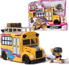 Image of TECH DECK Sk8 Crew 2-in-1 Transforming Ultra Sk8 Bus Bus To Finger Skate Park