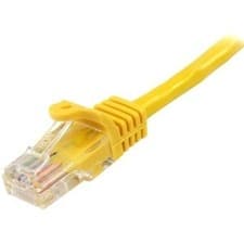 Image of Startech 3 M Yellow Cat5E Snagless Rj45 Utp Patch Cable 3M Patch Cord Ethernet P