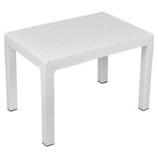 Image of 40x60cm Outdoor Plastic Lightweight Coffee Table Patio Balcony Garden Furniture
