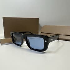 Image of Burberry Men's Sunglasses Black Acetate Rectangular Shape Frame 0BE4376U 300172