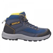 Image of CAT Elmore Mid Safety Hiker | Navy | Lace-up Safety Boots