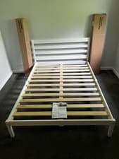 Image of Avaiable till May 12th - Unused White Kaycie Double Bed Frame