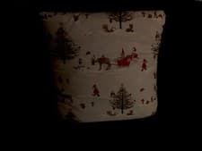 Image of Festive SANTA Christmas Cushion Includes Inner Pad Decorative Pillow