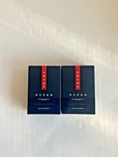Image of Prada Ocean Luna Rossa Eau De Parfum 100% 2 x 9ml ( 18ml ) Boxed