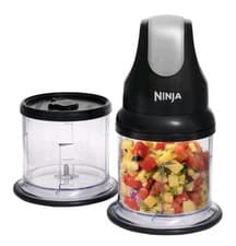 Image of Ninja Original Professional Chopper With Two Stackable’s NJ1002UKBK 200W - Black