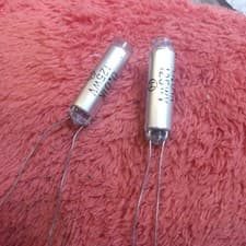 Image of 2 x  Polystyrene Capacitors 0.01uf 125v 5% GOOD QUALITY UK STOCK SELLER+ FREE 