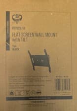 Image of B-Tech BT7523/B Flat Screen TV Wall Mount with Tilt – Up to 47” – New