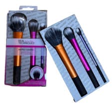 Image of 3pc Real Techniques Duo-Fiber Collection Makeup Brush Set Multi Brush Set