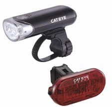 Image of Cateye El135 Front Light & Omni 5 Rear Light Set