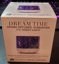 Image of Rio Dream Time 3-in-1 Aroma Diffuser & Humidifier – 7 Colour LED Night Light