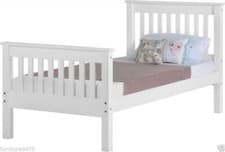 Image of White Finish 3ft Single Bed MONICA