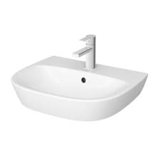 Image of Vitra Zentrum Wall Hung Basin 600mm Wide - 1 Tap Hole