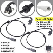 Image of 2PCS ABS Wheel Speed Sensor Rear for Citroen C4 DS4 DS Peugeot 307 4545L0 454508