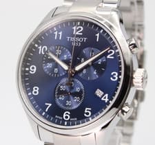 Image of TISSOT T116.617.11.047.01 Chrono XL Classic Blue Dial Men's Watch 45mm